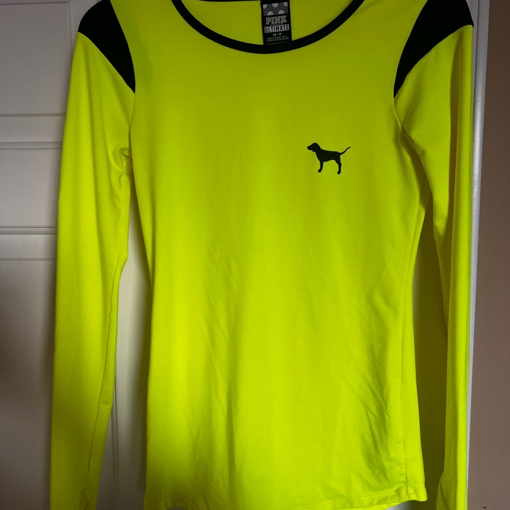 Victoria's Secret Pink Neon Yellow Top